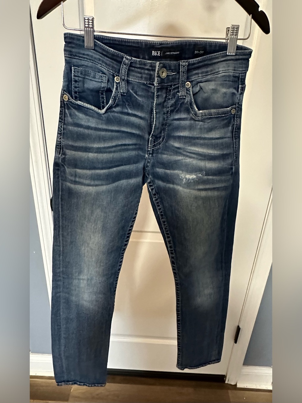 BKE Jake Straight  Men’s Washed Blue Jeans